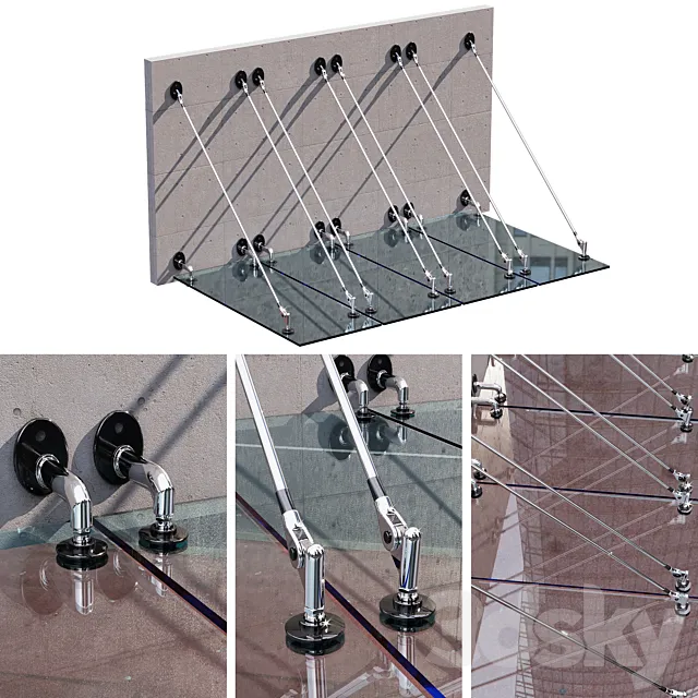 GLASS CANOPY NO2 3DModel