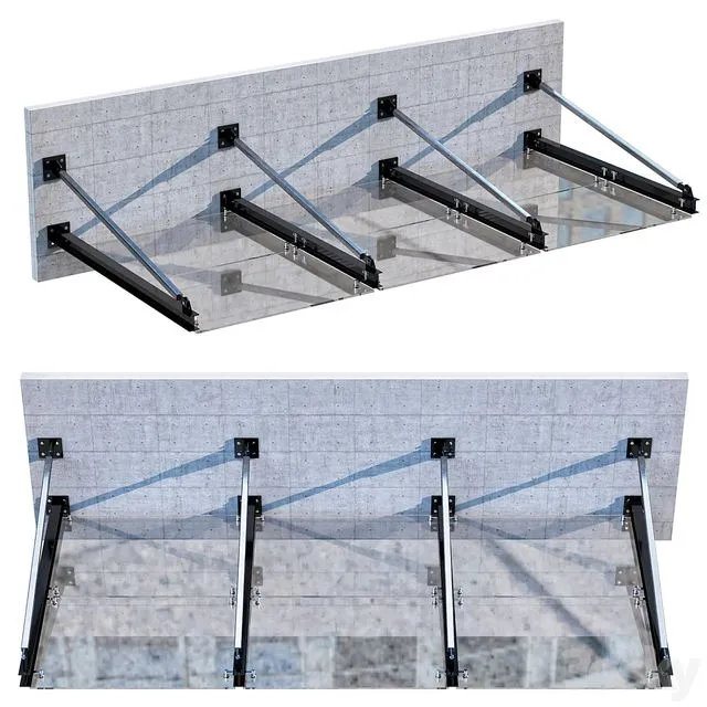 GLASS CANOPY NO5 3D Model