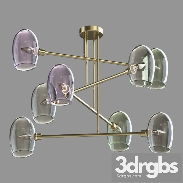 Glass Celling Light 3D Model Download