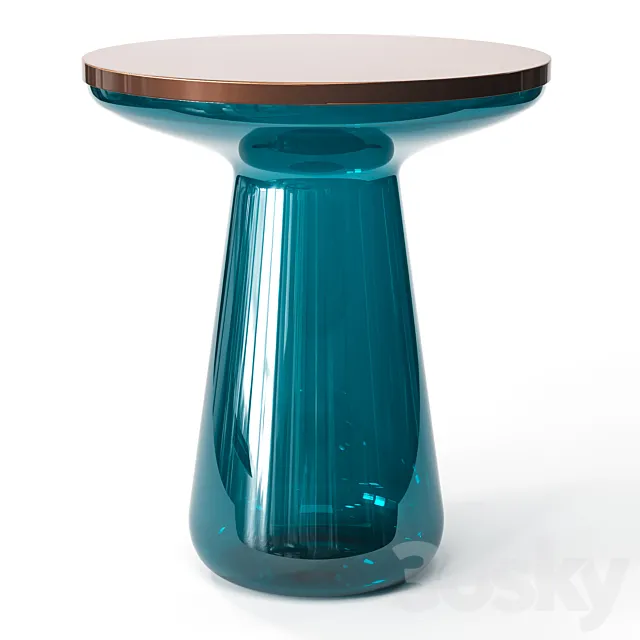Glass coffee table 3D Model