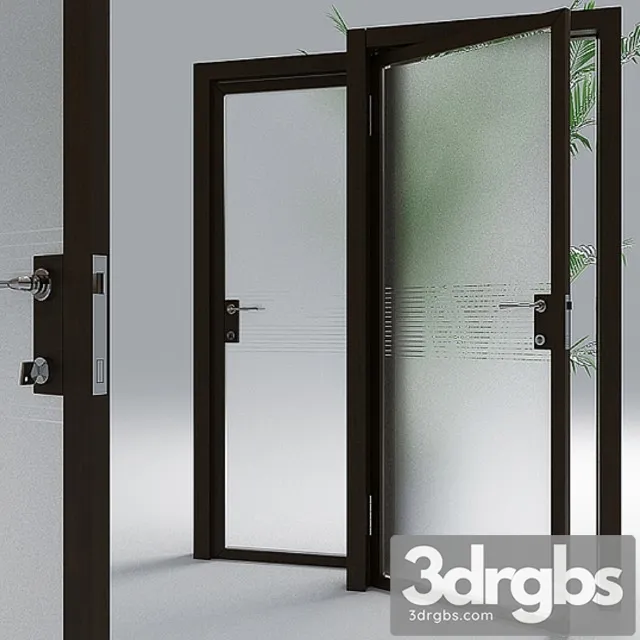 Glass Door 3D Model Download