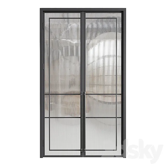 Glass Door 8 3D Model