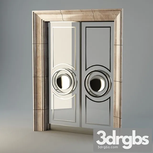Glass Door 94 3D Model Download
