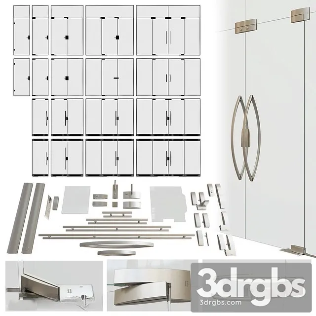 Glass Door Collapse 3D Model Download