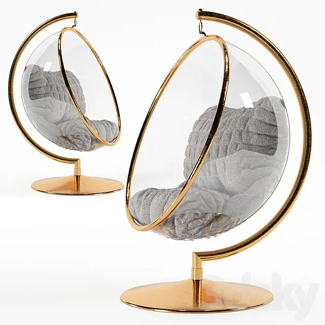 Glass Hanging Chair 3DModel
