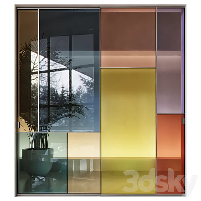 Glass Italia Sherazade Color 3D Model