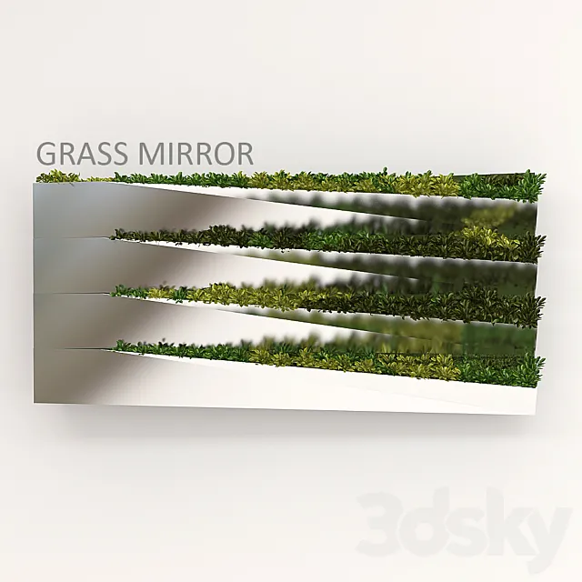 Glass Mirror 3DModel Glass Mirror 3DModel