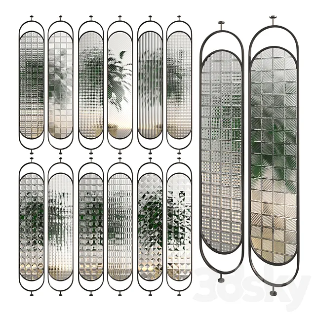 Glass Partition 13 3DModel Glass Partition 13 3DModel