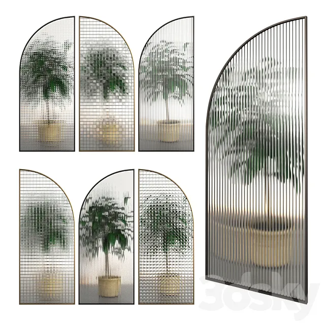 Glass Partition 17 3DModel