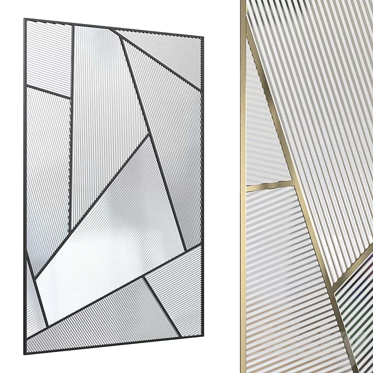 Glass partition 3D Model Free Download