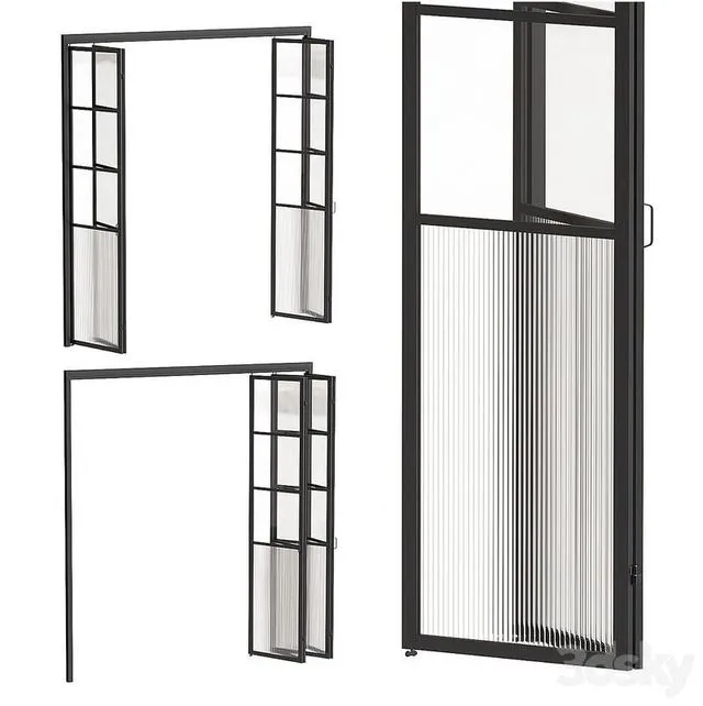 Glass partition 3D Model