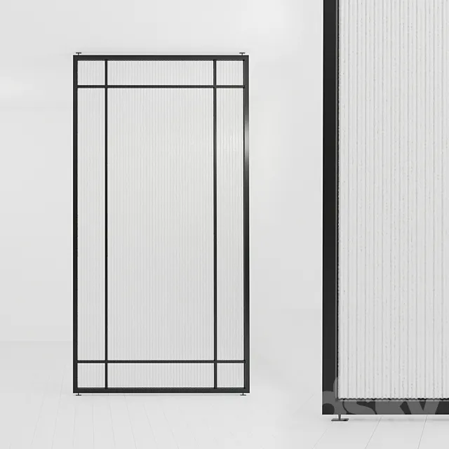 Glass partition 67 3DModel