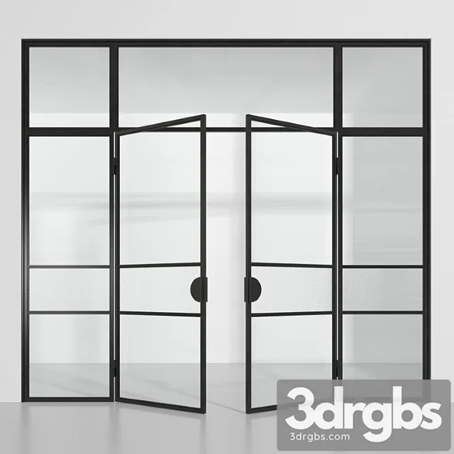 Glass partition (loft) 2 3D Model Download