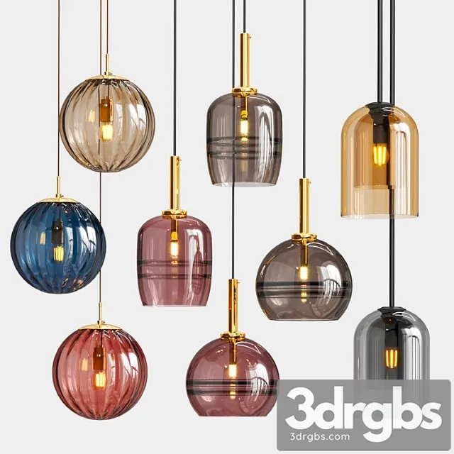 Glass pendant collection Glass pendant collection