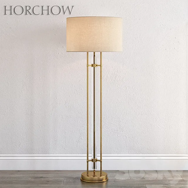 Glass spear floor lamp 3D Model Glass spear floor lamp 3D Model