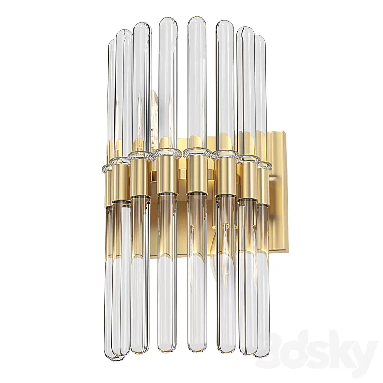 Glass Tubes Sconces 3D Model Glass Tubes Sconces 3D Model