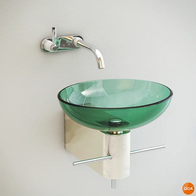 Glass Wash Basin 7 3DModel Glass Wash Basin 7 3DModel