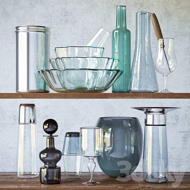 glass_decor_set 3D Model