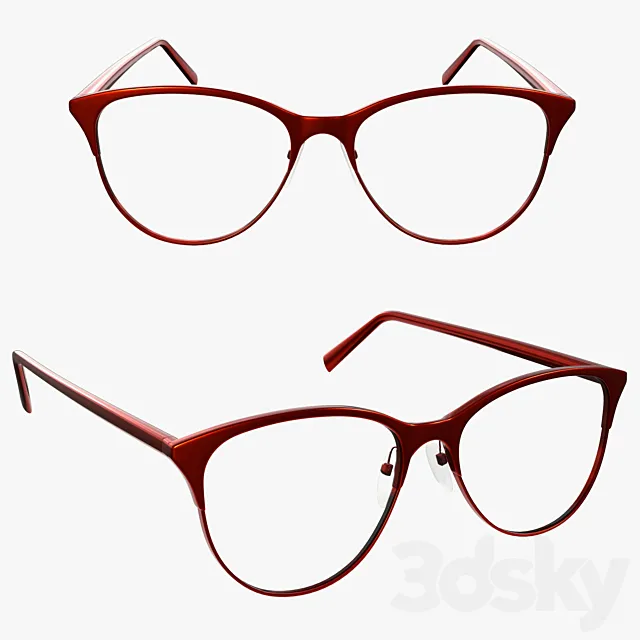 Glasses 3D Model Glasses 3D Model