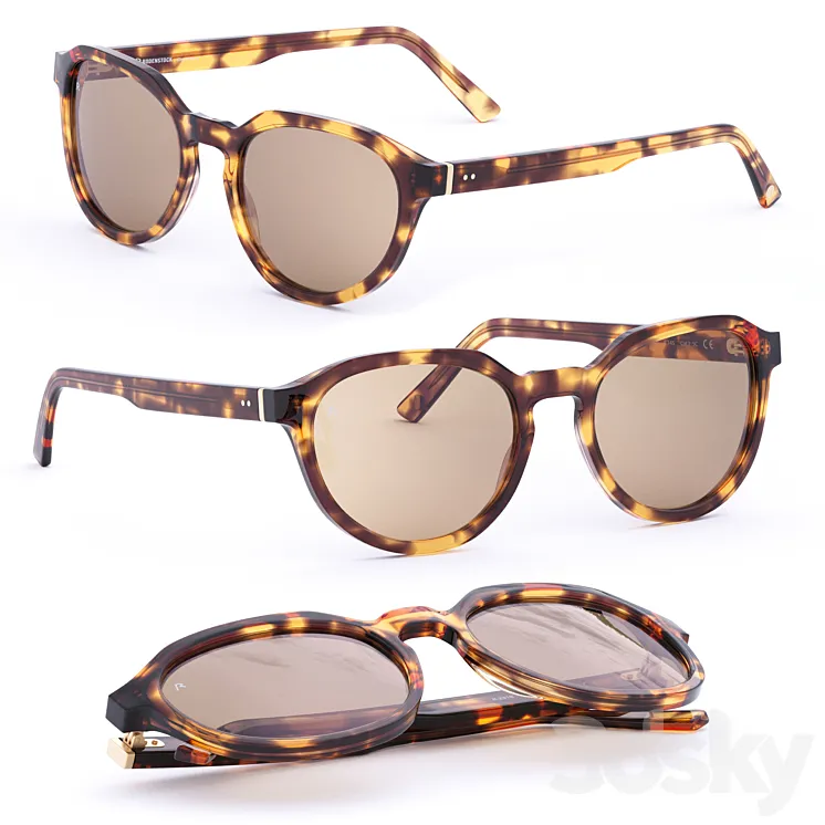glasses Rodenstock R3318B 3D Model Free Download