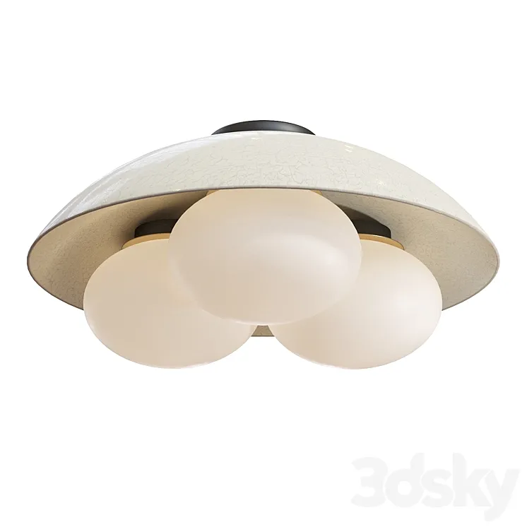 Glaze Flush Mount Ceiling Chandelier by Arteriors 3D Model Free Download