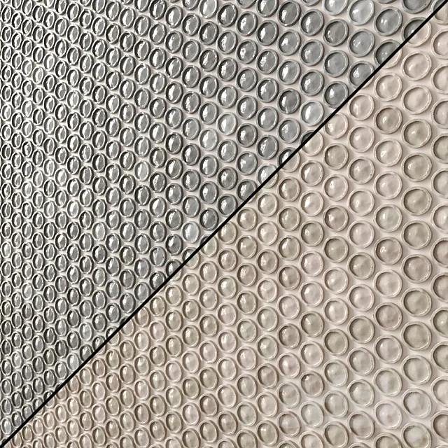 Glazed Penny Round Mosaic 9 types 3D Model