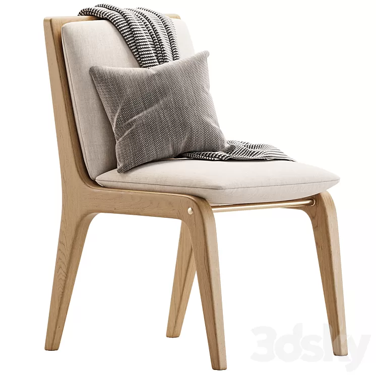 Gleda Dining Chair 3D Model Free Download