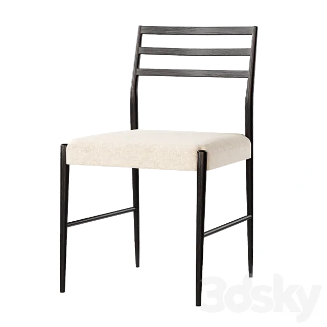 Glenmore Light Carbon Dining Chair 3D Model Glenmore Light Carbon Dining Chair 3D Model