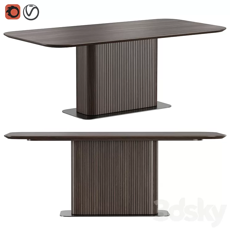 Glide Dining Table by Dantone Home 3D Model Free Download Glide Dining Table by Dantone Home 3D Model Free Download
