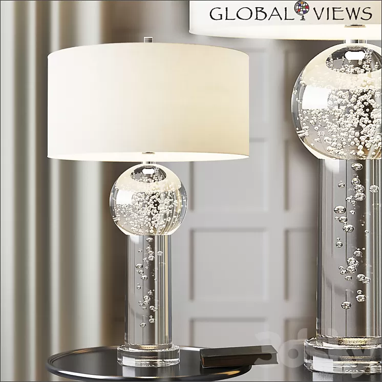 Global Views Clear Bubble Lamp 3D Model Global Views Clear Bubble Lamp 3D Model