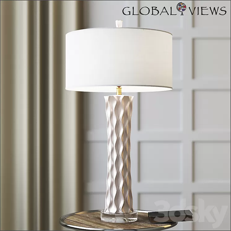 Global Views Ribbon Lamp 3D Model Global Views Ribbon Lamp 3D Model