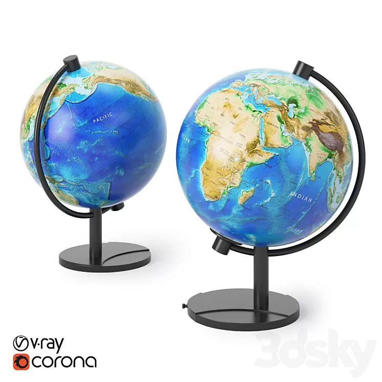 globe 3D Model