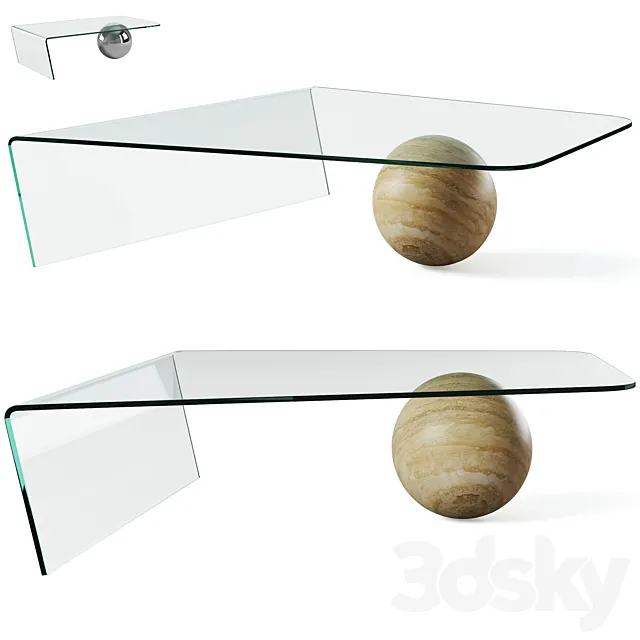 Globe coffee table by Cattelan Italia 3DModel Globe coffee table by Cattelan Italia 3DModel