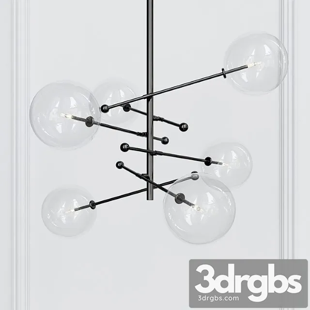 Globe mobile 6 black 3D Model Download