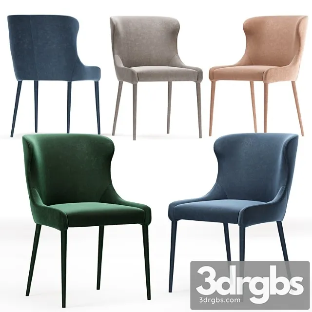 Globewest claudia dining chair 2 3D Model Download Globewest claudia dining chair 2 3D Model Download