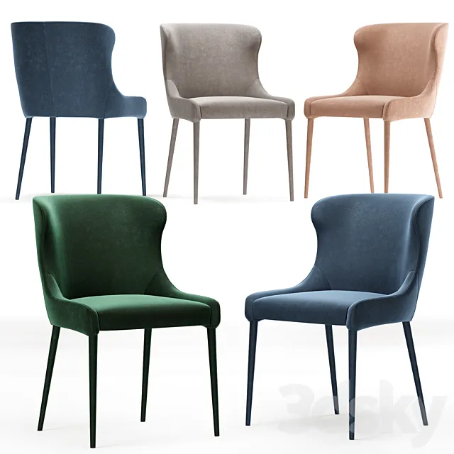 Globewest Claudia Dining Chair 3DModel