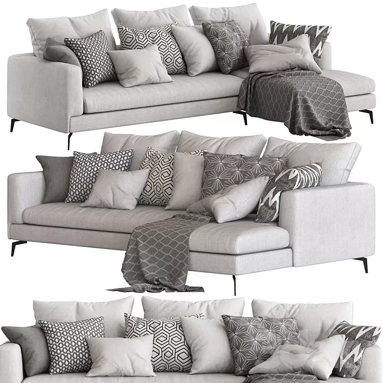 Globewest Felix Mateo Sofa 3D Model