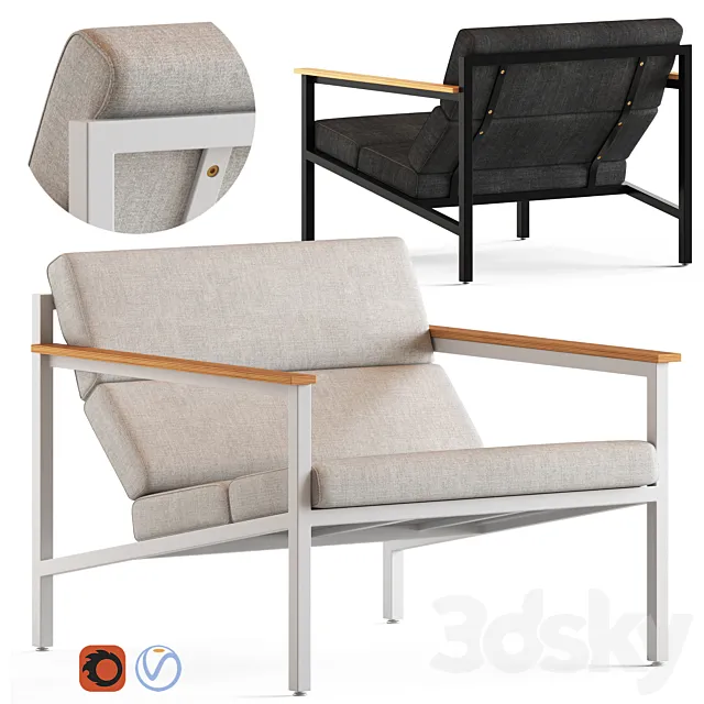 Globewest Gus Hallifax Chair 3D Model