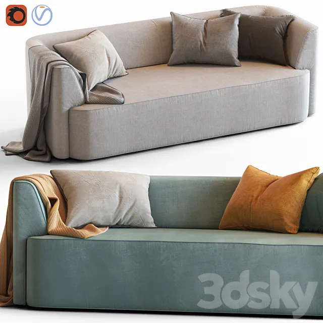 Globewest Juno Boris Sofa 3DModel