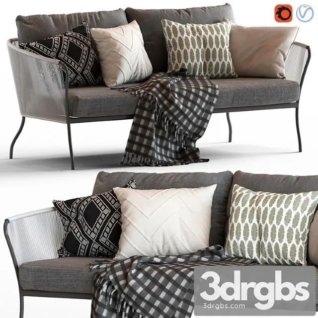 Globewest Malaga Sofa 3D Model Download Globewest Malaga Sofa 3D Model Download