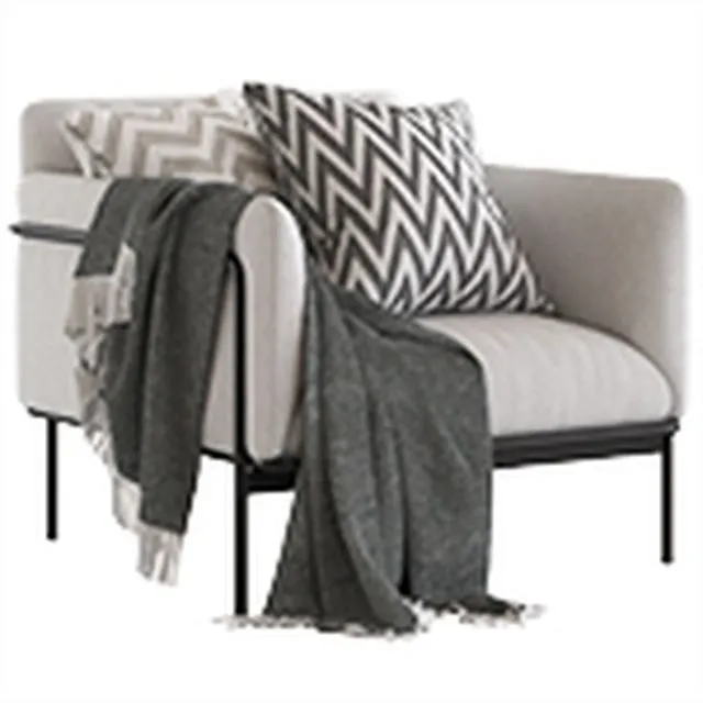 Globewest Natadora Scribe Armchair 3D Model