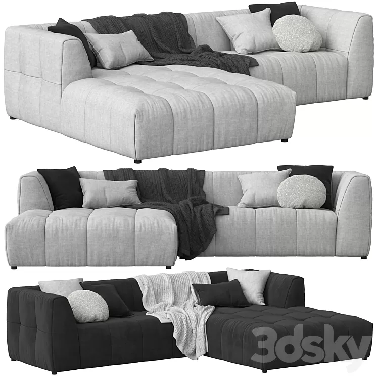 Globewest Sydney Slouch Sofa2 3D Model Free Download