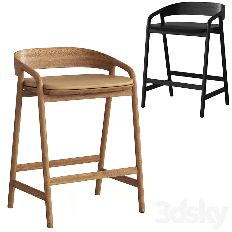 Globewest Tolv Barstool 3D Model Free Download