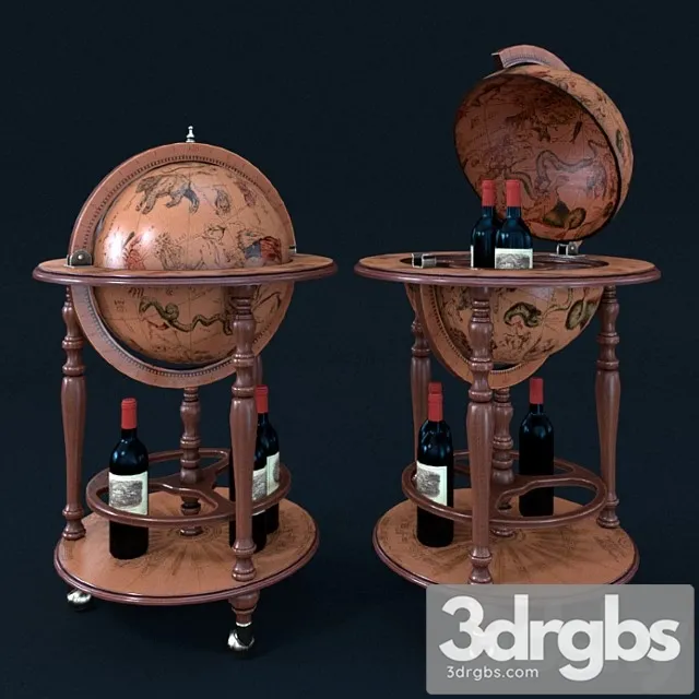 Globus Bar 3D Model Download