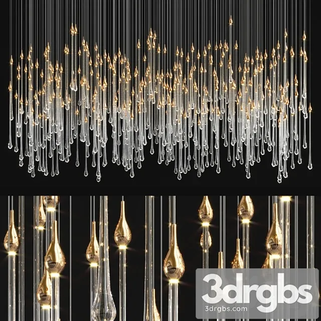 Glockiny tear drop chandelier Glockiny tear drop chandelier