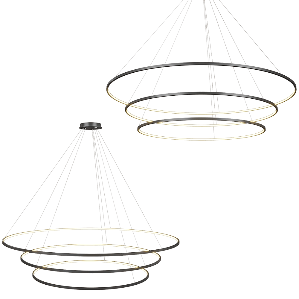 GLODE – Chandelier OLamp Triple 3D Model