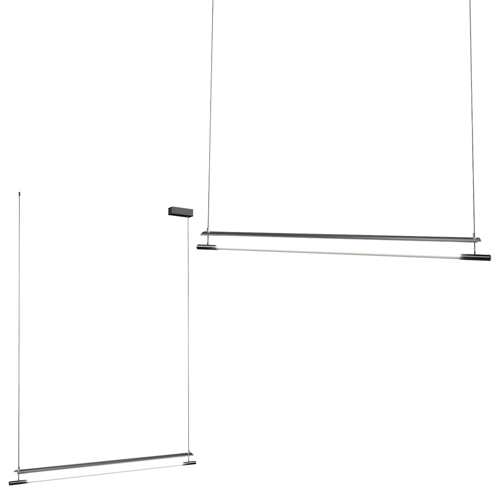 GLODE – Chandelier SimpLumen Horiz Shade 3D Model