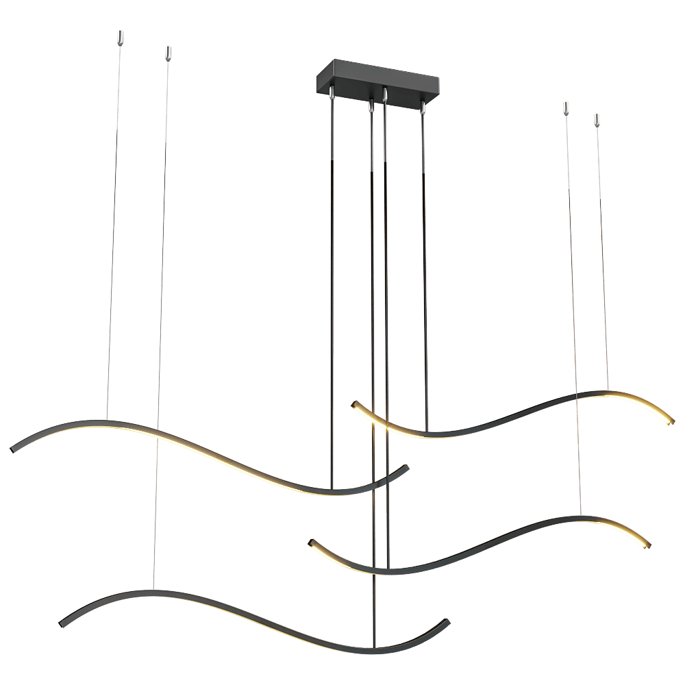 GLODE – Chandelier WaveLamp 3D Model