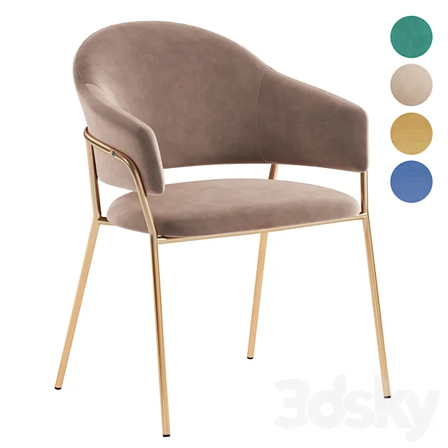 Gloria chair 3D Model