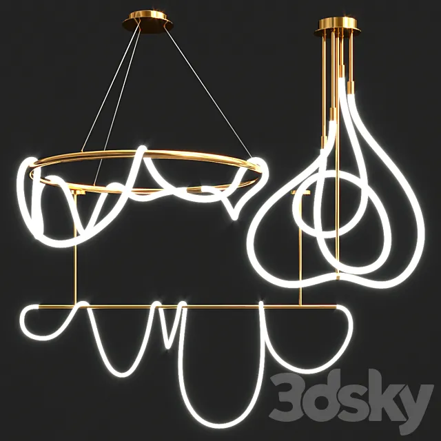 GLORIFY Chandeliers 3DModel